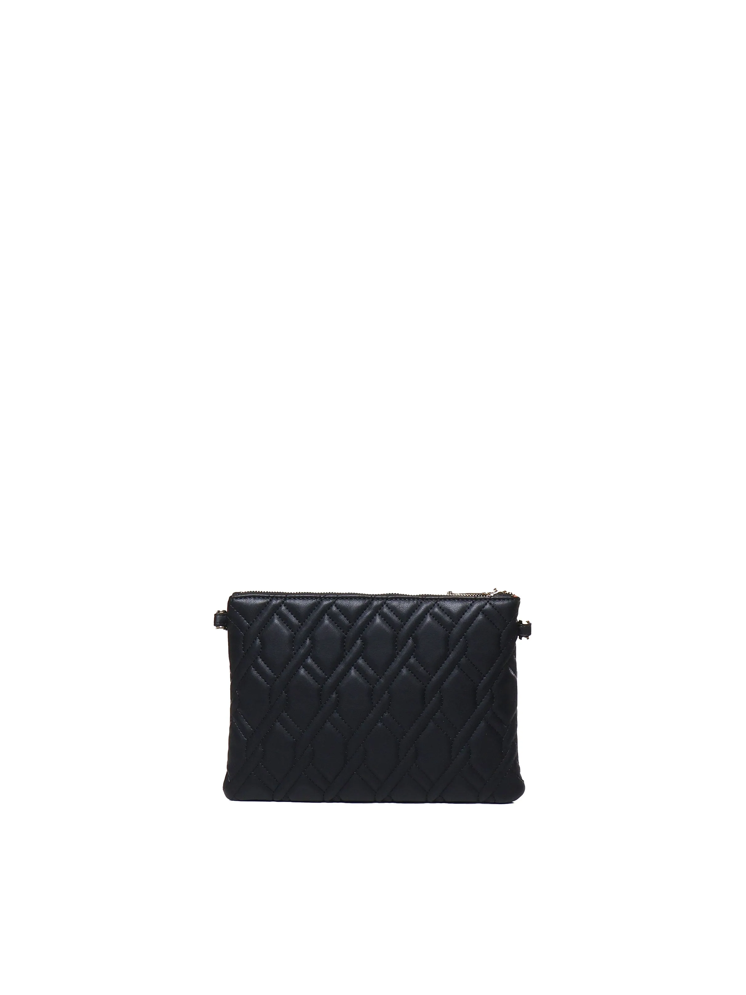 Margaret Ecoleather Clutch Bag in Black