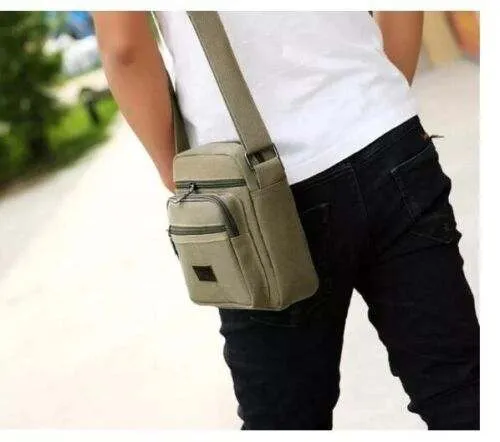 Men's Cross Body Bag Messenger Shoulder Book Bags School Casual Sport Work Bag