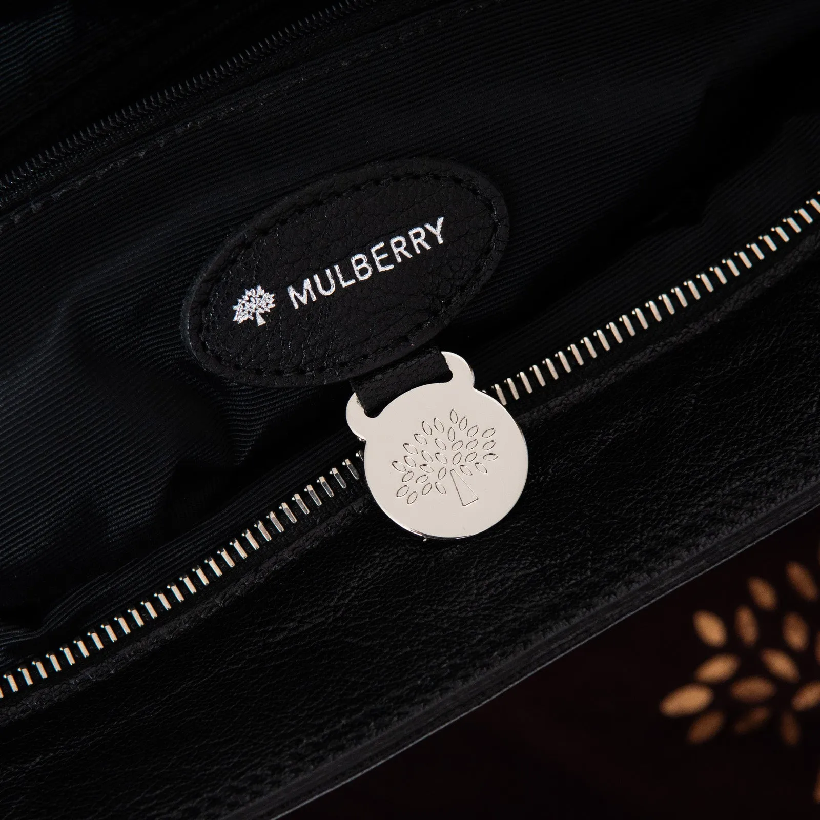 Mulberry Maggie Black Leather Shoulder Bag