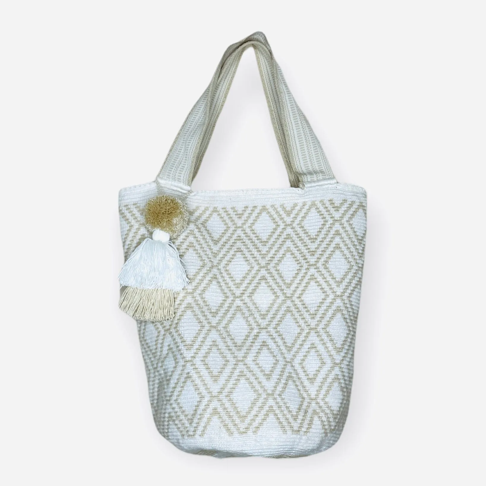 Neutral Colors Maxi Tote Bags | Extra Large Crochet Tote Boho Colors