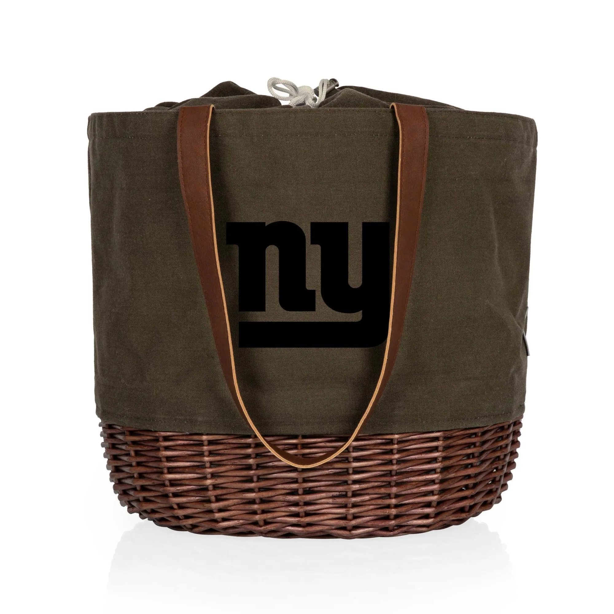 New York Giants - Coronado Canvas and Willow Basket Tote