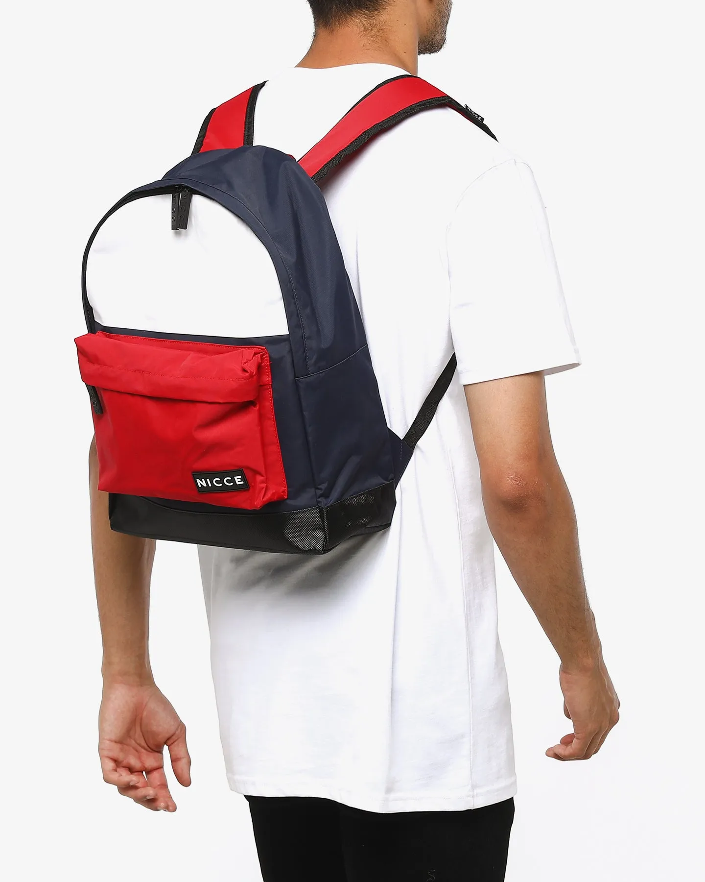 Nicce Kora Backpack Navy/Red/White