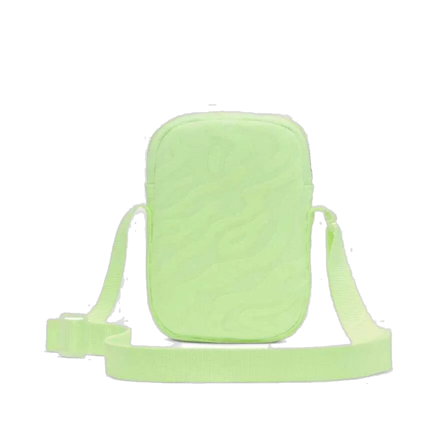 Nike Unisex's Heritage Crossbody Bag Backpack - Barely Volt / White / Dusty Cactus