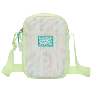 Nike Unisex's Heritage Crossbody Bag Backpack - Barely Volt / White / Dusty Cactus