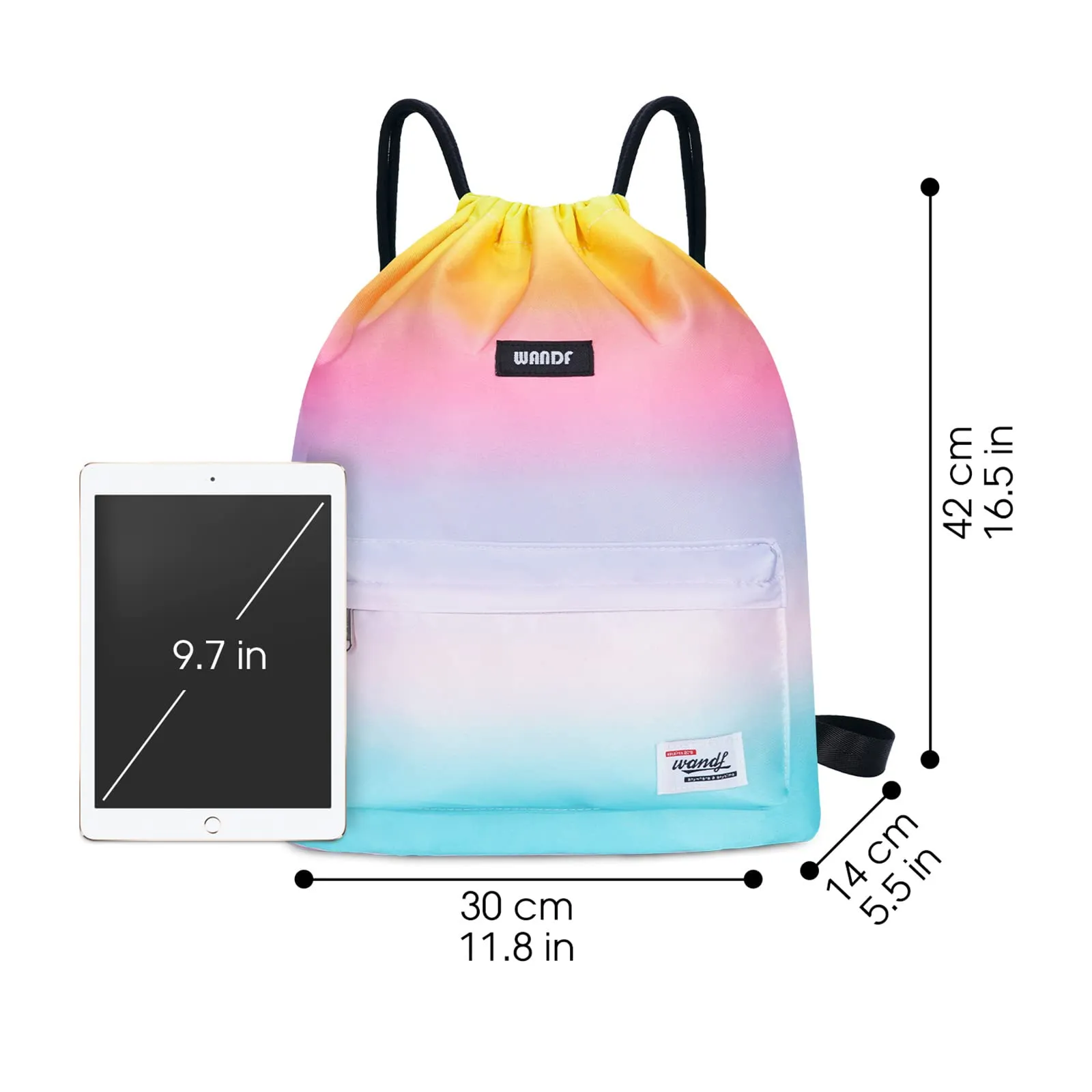 Nylon Drawstring Backpack WF6032