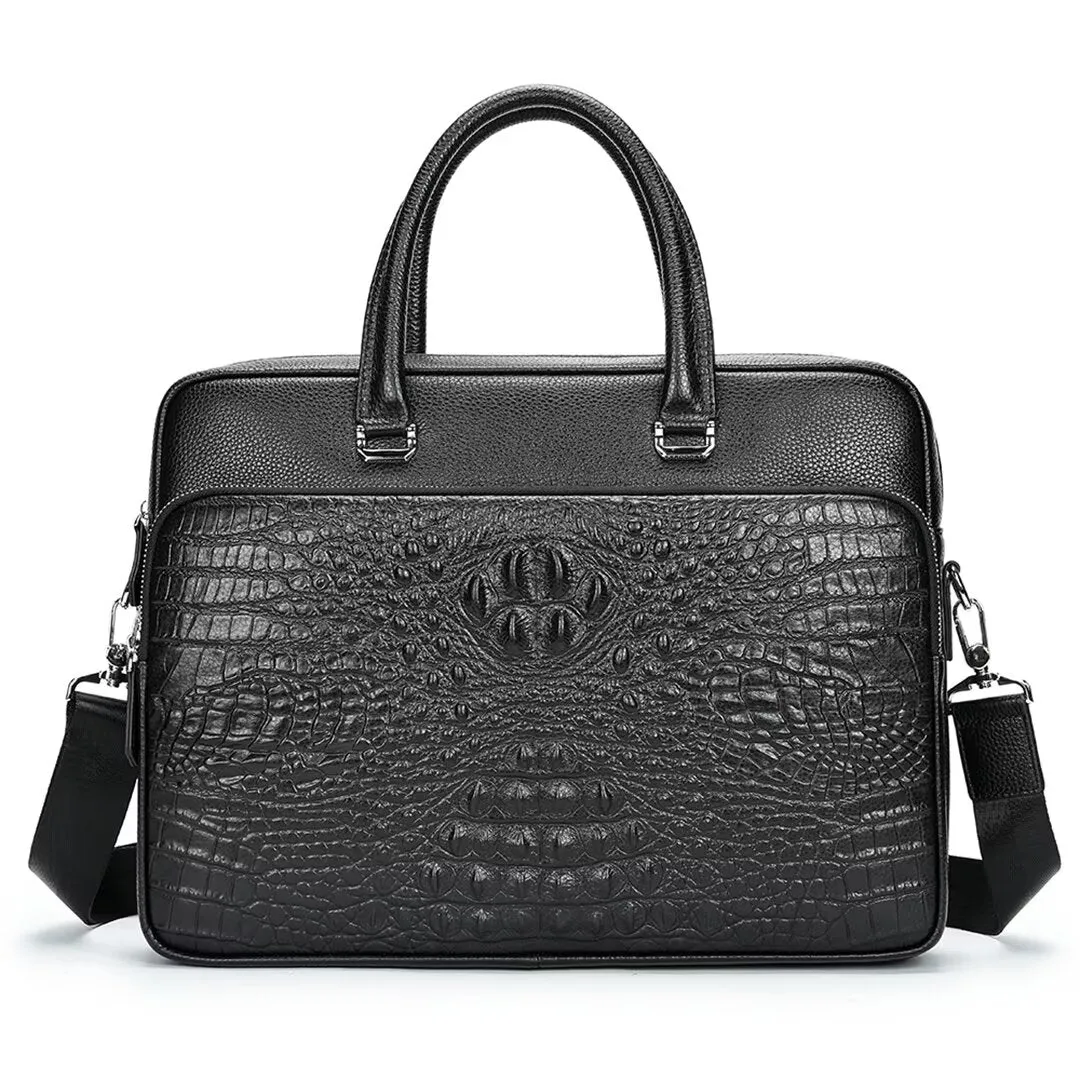 Pinnacle Prestige Men's Alligator Tote