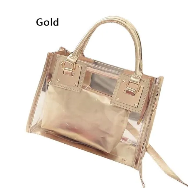 PVC Jelly Small Shoulder Transparent Handbags