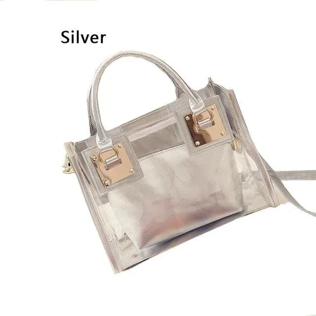 PVC Jelly Small Shoulder Transparent Handbags