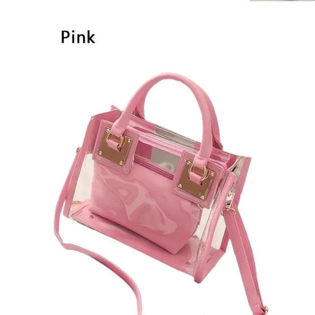 PVC Jelly Small Shoulder Transparent Handbags