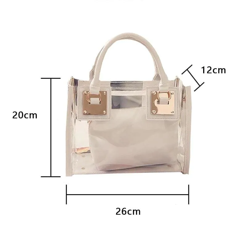 PVC Jelly Small Shoulder Transparent Handbags