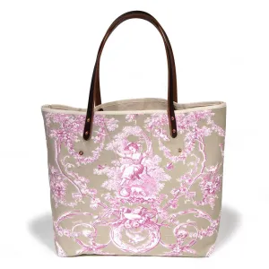 Sand & Rose Toile All Day Tote