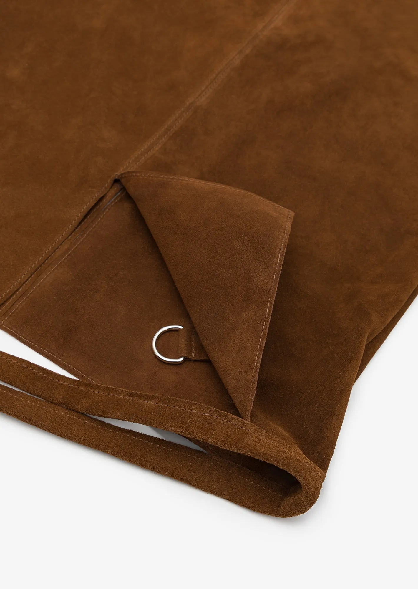 Shopper Rin Brown Suede