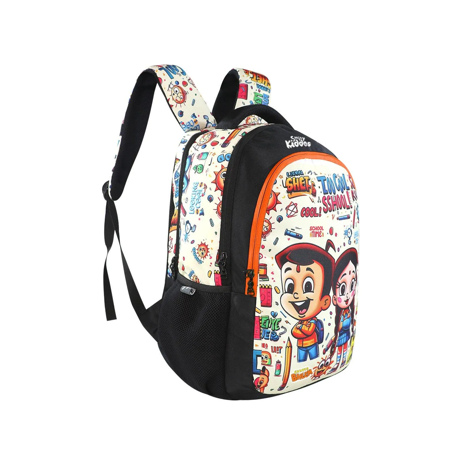 Smily Kiddos - Licensed Chhota Bheem Junior Backpack Too Cool III - Orange