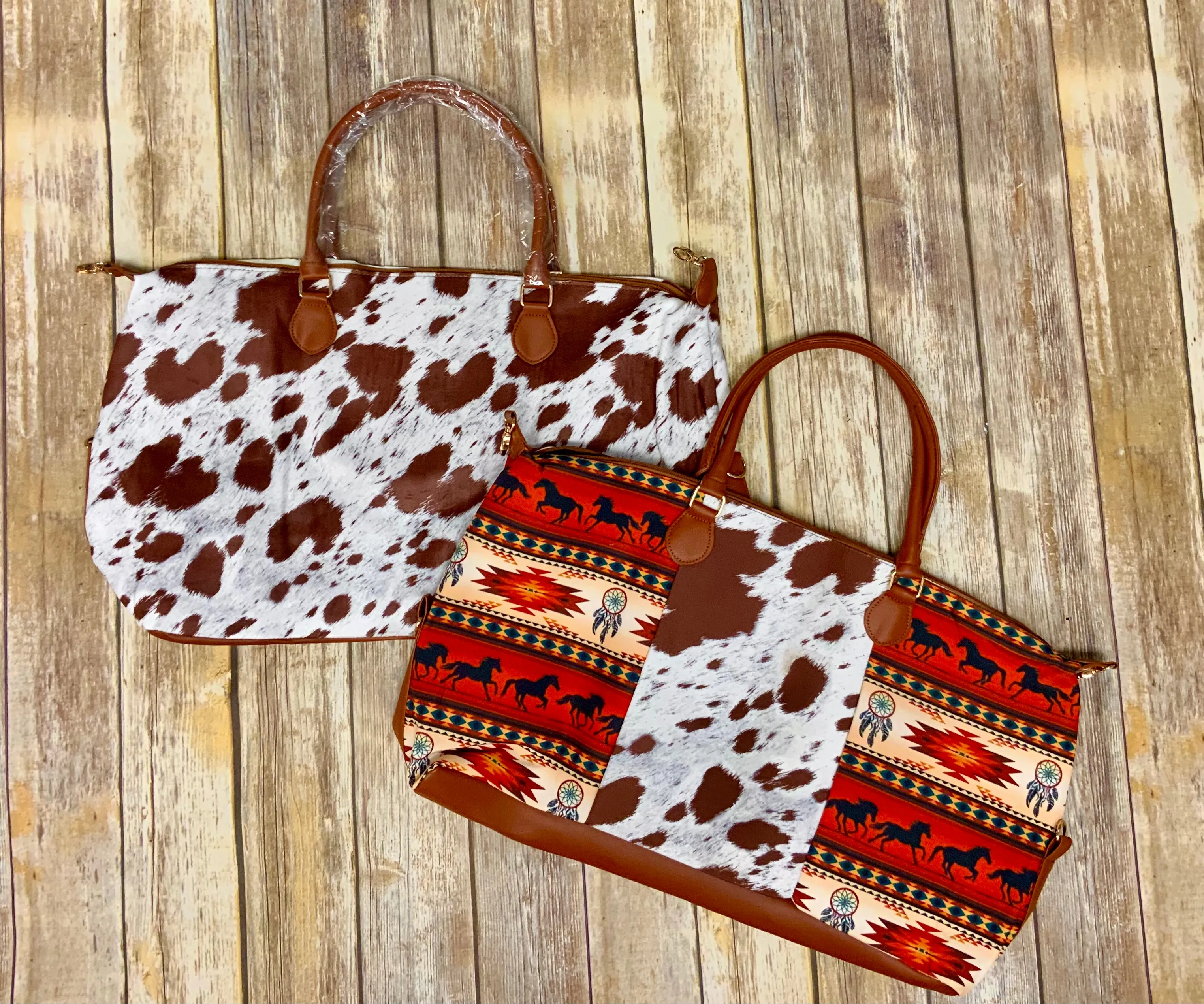 Southwestern Print Weekender/ Overnight Bags