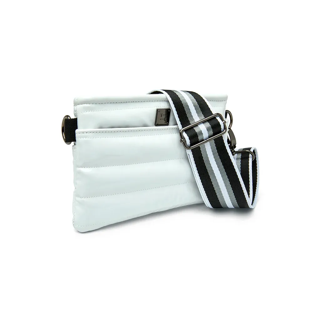 The Bum Bag Crossbody White Patent