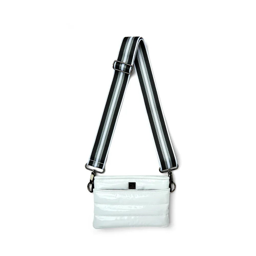 The Bum Bag Crossbody White Patent