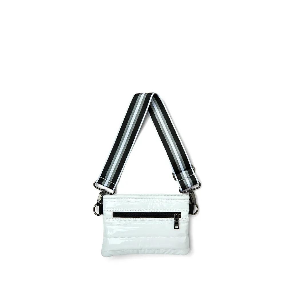 The Bum Bag Crossbody White Patent