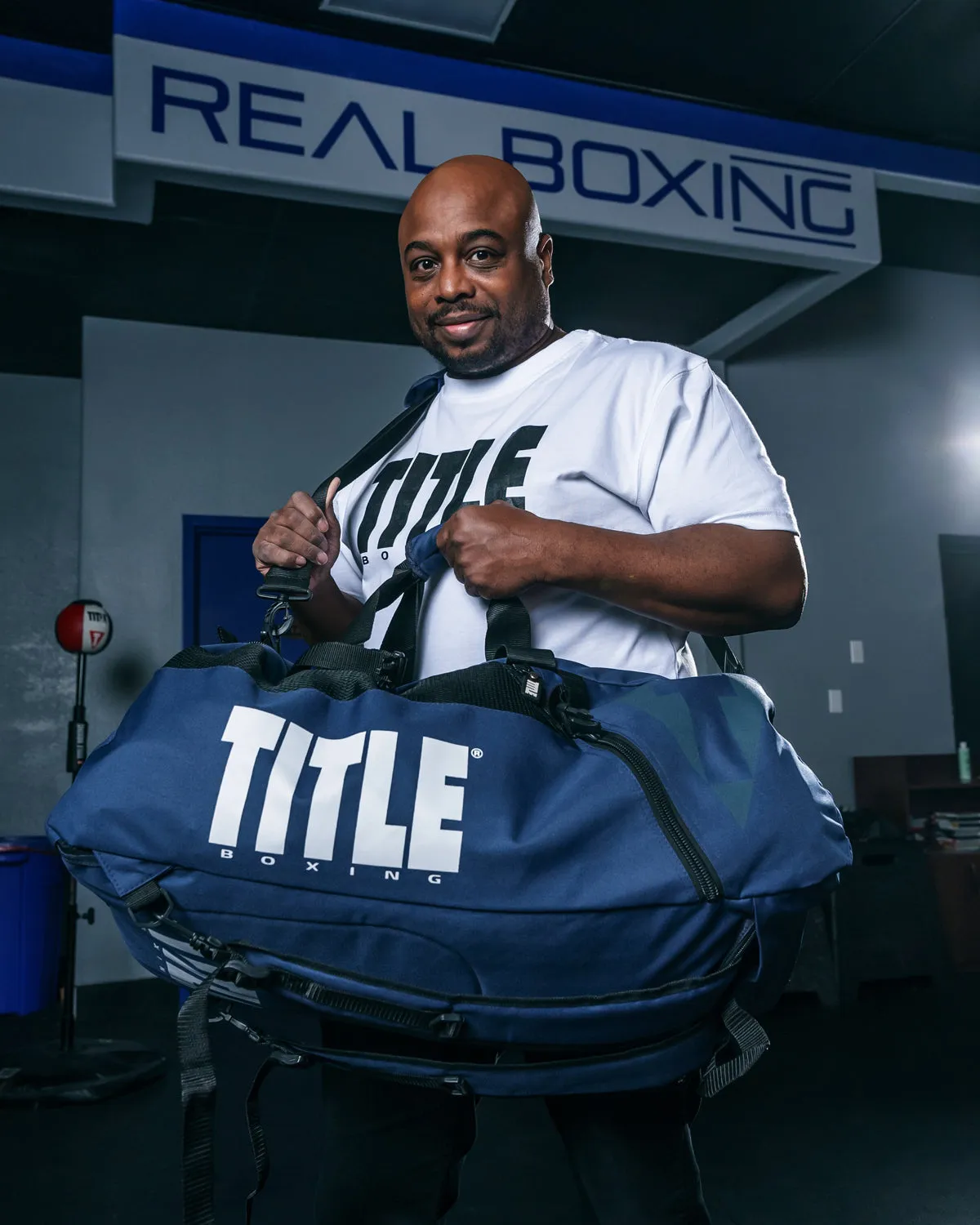 TITLE Boxing Champion Sport Bag/Backpack