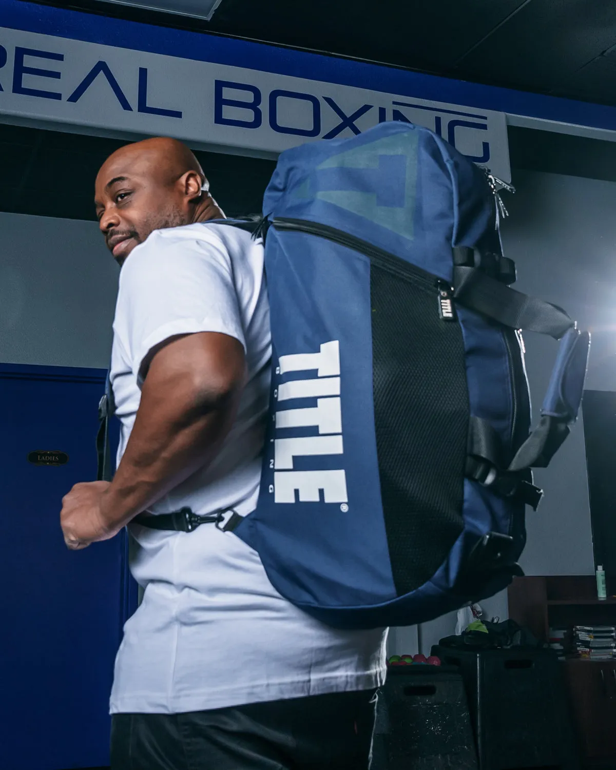 TITLE Boxing Champion Sport Bag/Backpack