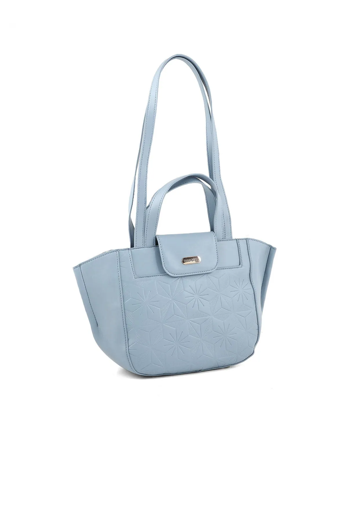 Trapeze Shoulder Bags B15044-Blue