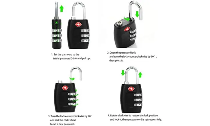 Travel Luggage Zipper Lock