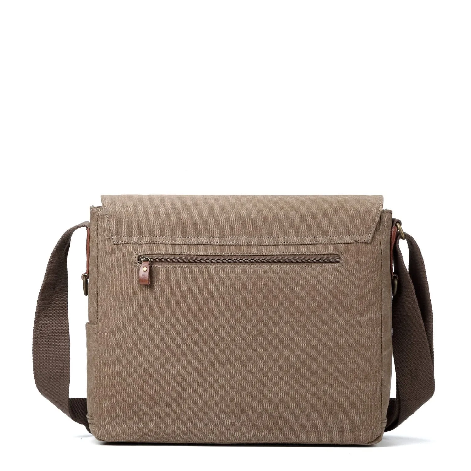 Troop London Classic Brown Canvas Flight Bag