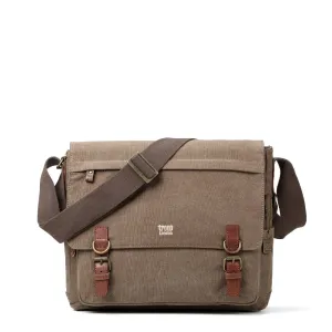 Troop London Classic Brown Canvas Flight Bag