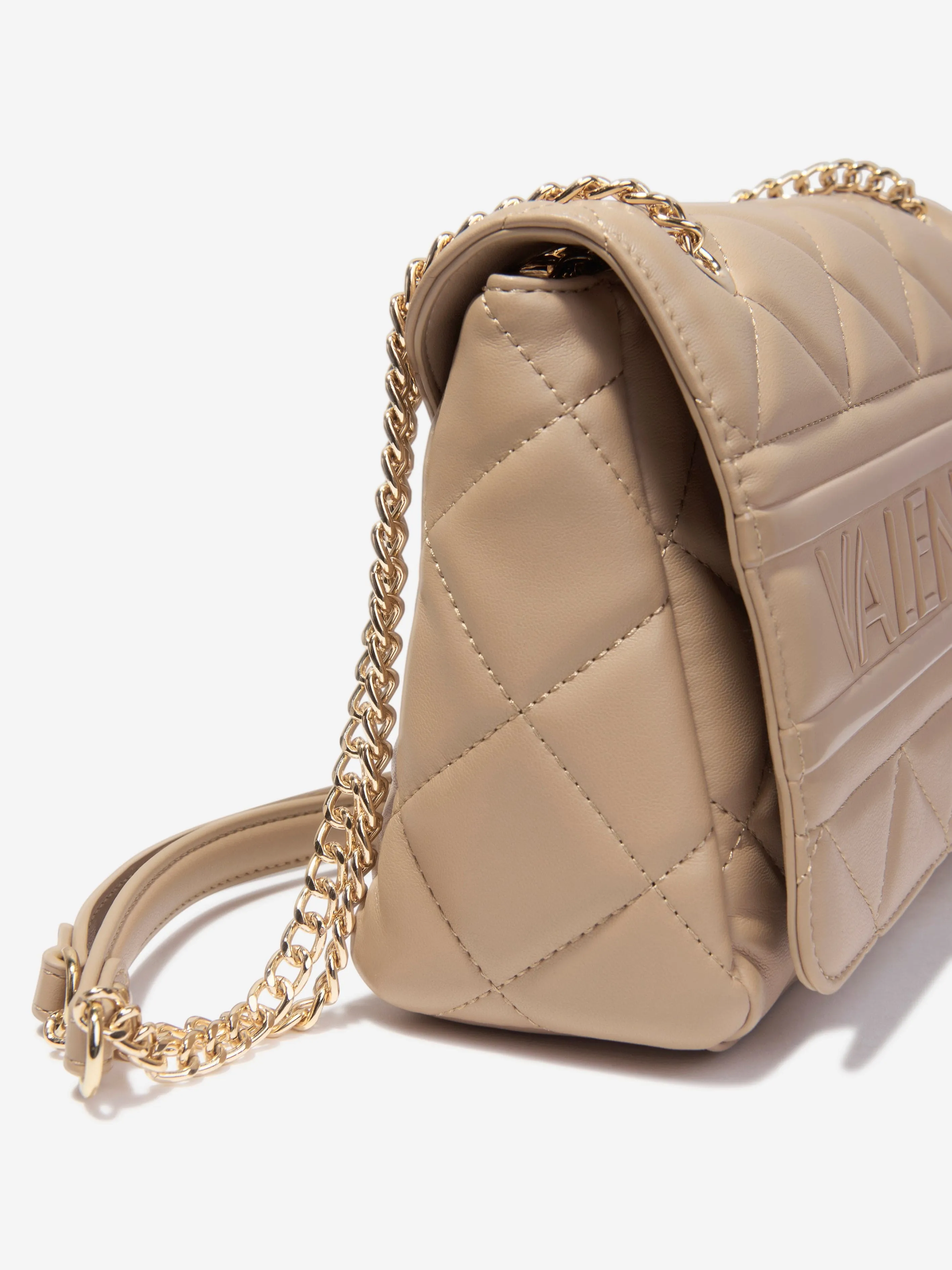 Valentino Girls Ada Flap Bag in Beige