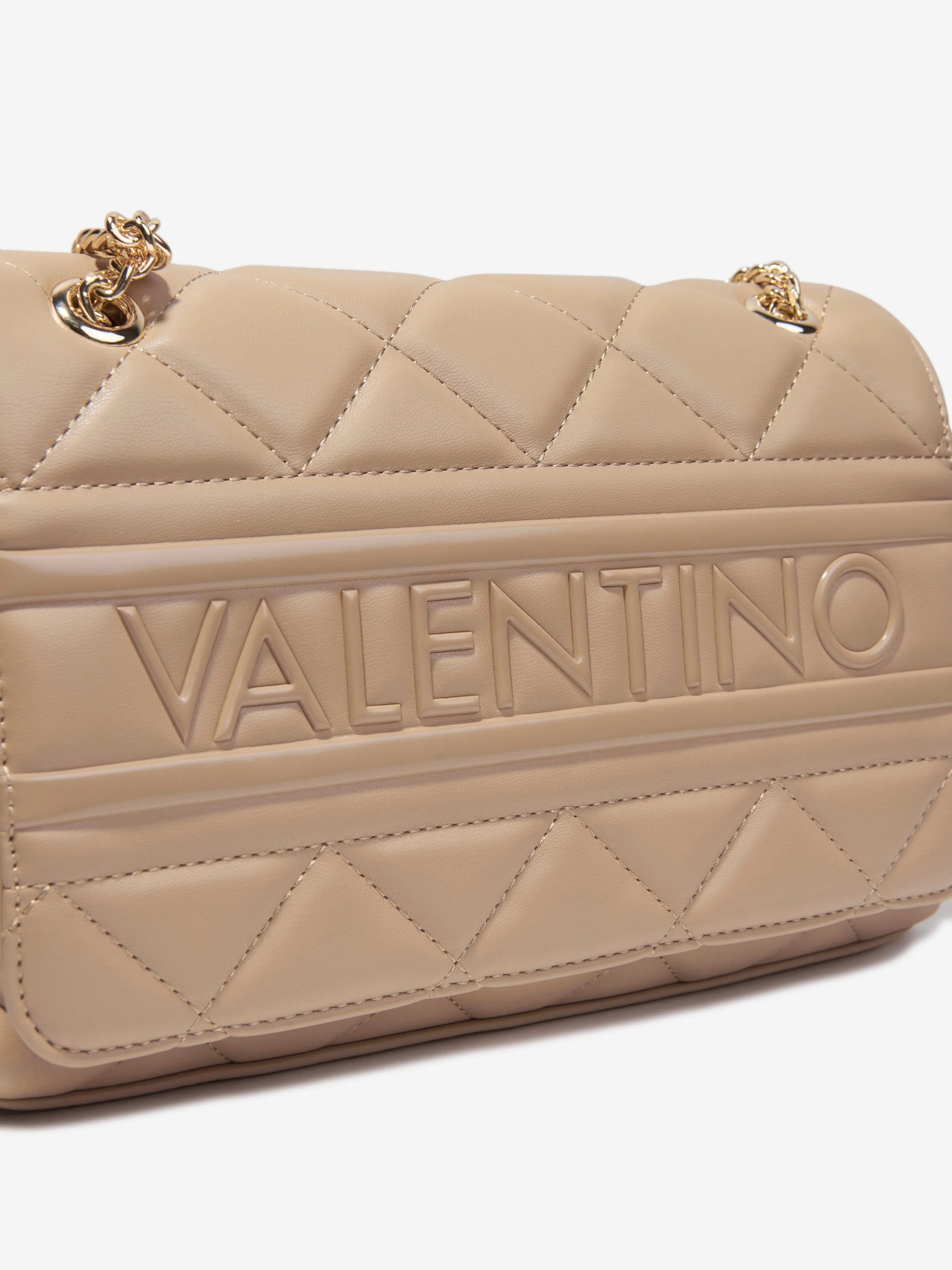 Valentino Girls Ada Flap Bag in Beige