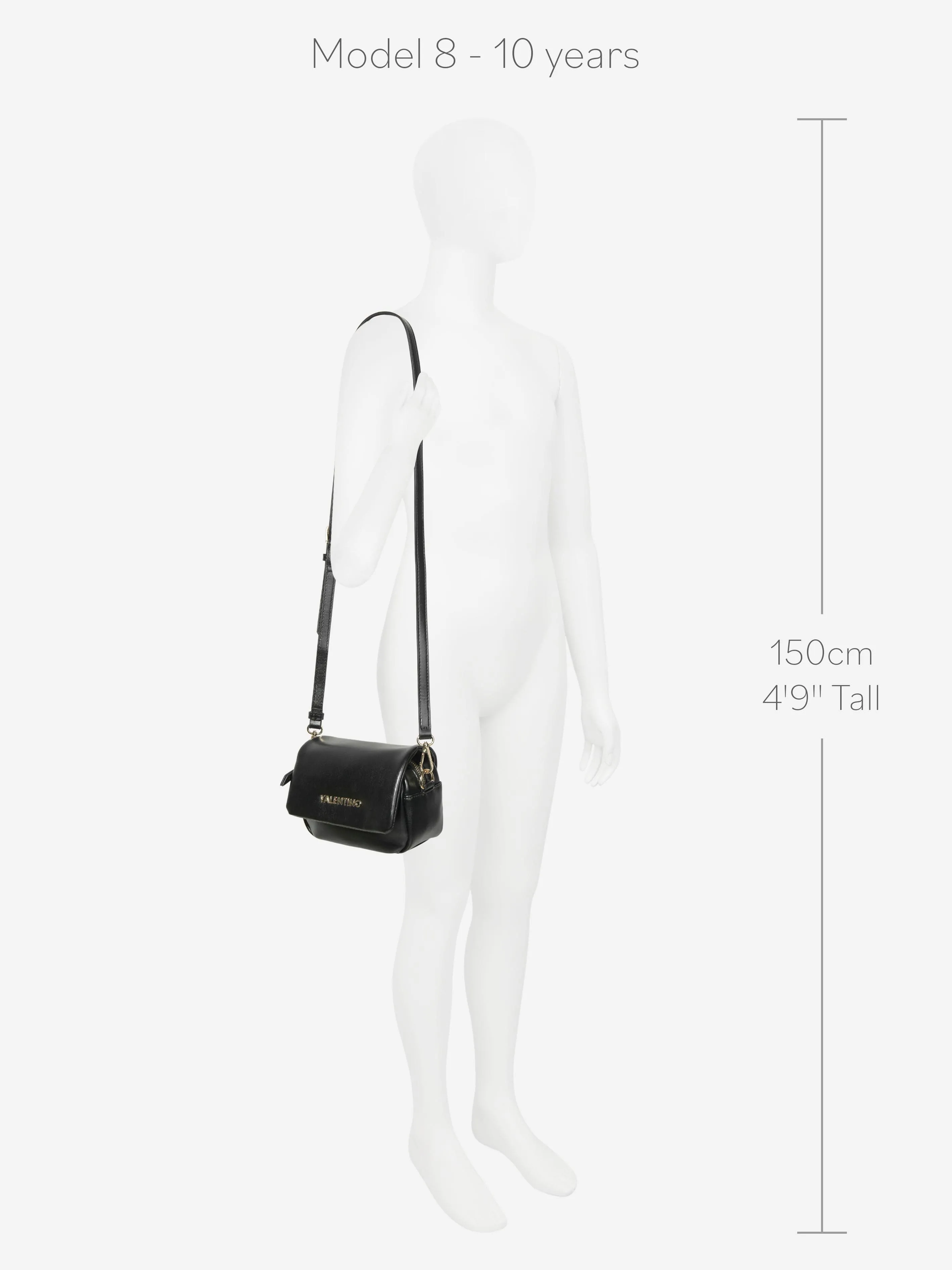 Valentino Girls Cruise Flap Bag in Black