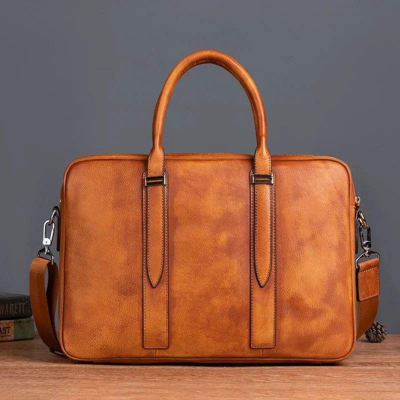 Vintage Leather Casual Briefcase for Men 1310