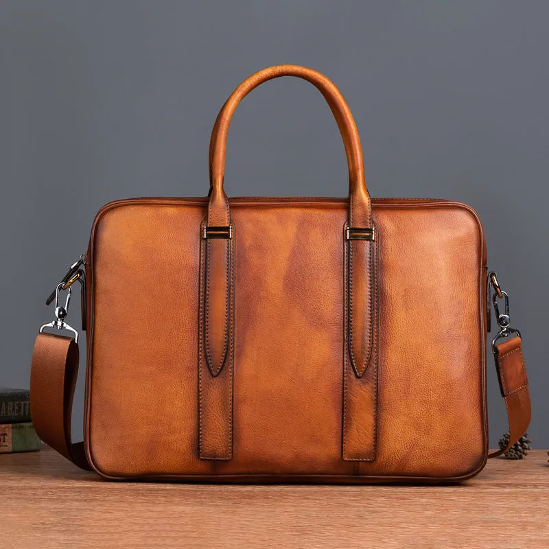 Vintage Leather Casual Briefcase for Men 1310