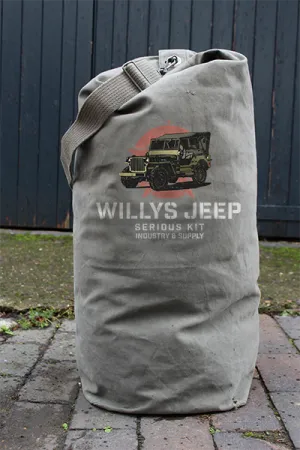 WILLYS JEEP ARMY SURPLUS KIT BAGS - USED CONDITION